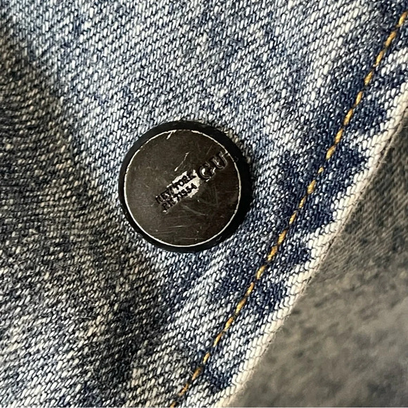 Dennim Patch’s  Long Jacket Women size Small - Picture 11 of 13